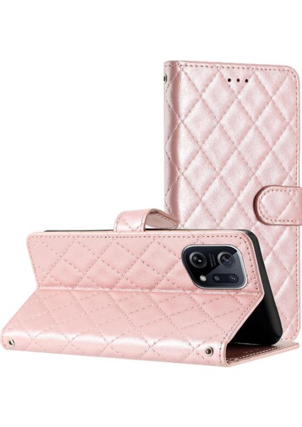 Oppo Bulmak Için Flip Case X5 Kickstand Manyetik Folio Pu Deri Cüzdan Kart (Yurt Dışından)