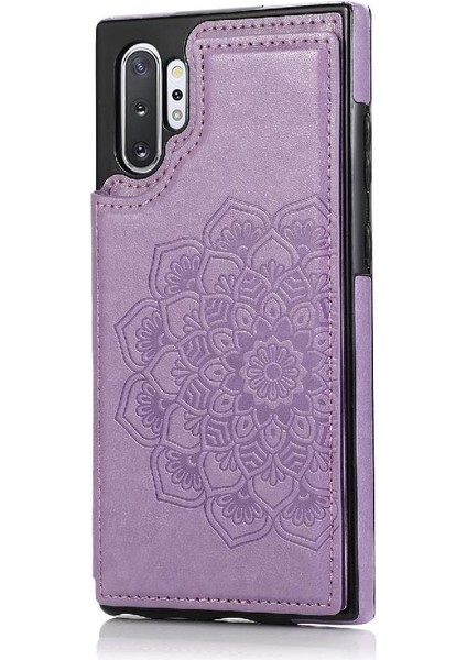 Samsung Galaxy Not 10 Için Kart Tutucu Kılıf ile Cüzdan Flip Darbeye Pu (Yurt Dışından)