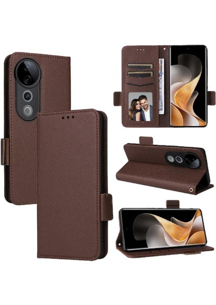 Vivo S19 Pro 5g Için Flip Case Cüzdan Kart Yuvaları Tutucu Yan Toka Pu (Yurt Dışından)