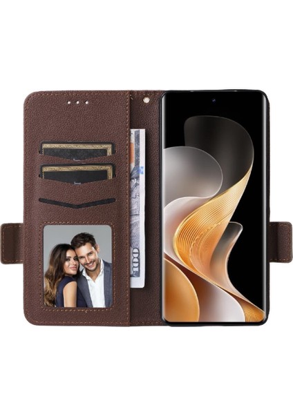 Vivo S19 Pro 5g Için Flip Case Cüzdan Kart Yuvaları Tutucu Yan Toka Pu (Yurt Dışından)