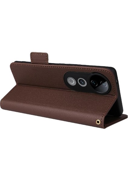 Vivo S19 Pro 5g Için Flip Case Cüzdan Kart Yuvaları Tutucu Yan Toka Pu (Yurt Dışından)