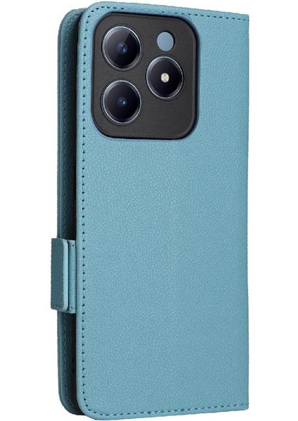 Realme C63 4g Için Flip Case Pu Deri Cüzdan Manyetik Yan Toka Kartı (Yurt Dışından) modelleri