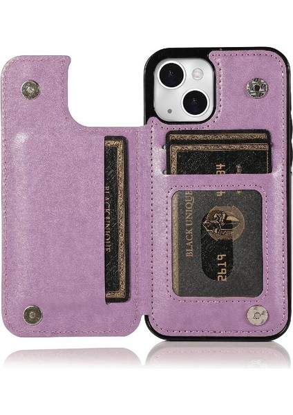IPhone 15 Için Kart Tutucu Kılıf ile Cüzdan Çevirme Darbeye Dayanıklı Kabartmalı Çift (Yurt Dışından) fırsatları