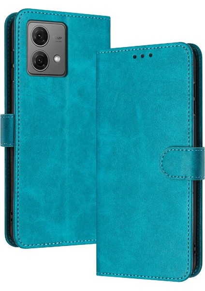 Motorola Moto G84 5g Kickstand ile Toka Pu Deri ile Flip Case (Yurt Dışından)