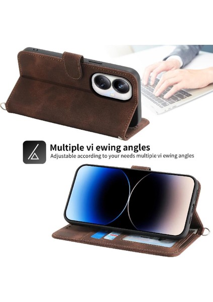 Realme 10 Pro Artı 5g Darbeye Dayanıklı Kabartmalı Bileklik Çoklu Için Flip Case (Yurt Dışından) fırsatları