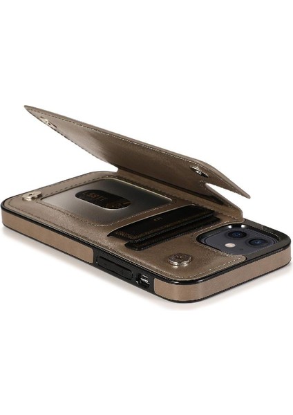 IPhone 12 Desen Çiçek Pu Deri Flip Için Kart Tutucu Kılıf ile Cüzdan (Yurt Dışından) fırsatları
