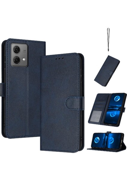 Motorola Moto G84 5g Kickstand ile Toka Pu Deri ile Flip Case (Yurt Dışından)