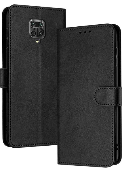 Xiaomi Redmi Not 9 Için Flip Case Pro/pro Max Pu Deri Toka ile (Yurt Dışından)