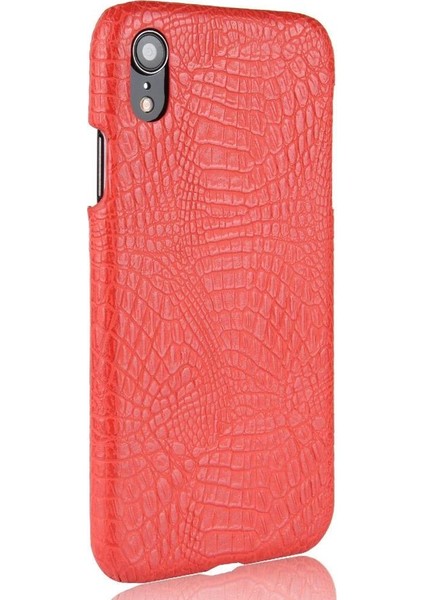 IPhone Xr Klasik Timsah Moda Anti Scratch Için Şık Klasik Durumda (Yurt Dışından)