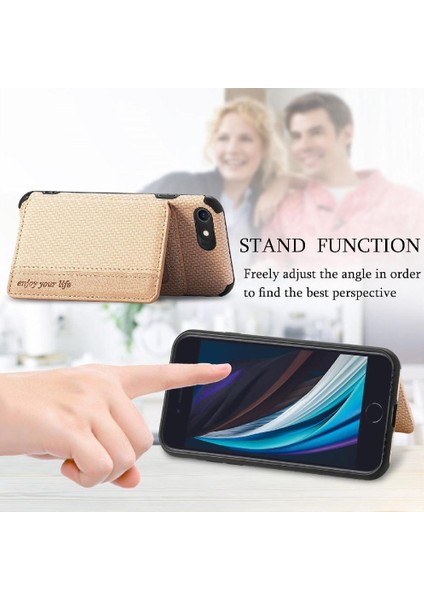 IPhone 7/8 Için Kılıf Rfıd Engelleme Standı Fonksiyonu Komple Kamera Güvenliği (Yurt Dışından)