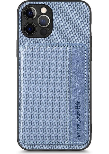 IPhone 12 Için Kılıf Pro Max Rfıd Engelleme Standı Fonksiyonu Manyetik Kart (Yurt Dışından)