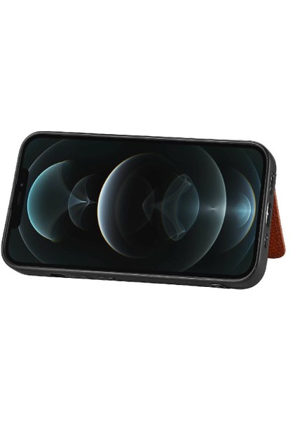 IPhone 12 Için Kılıf Pro Max Rfıd Engelleme Standı Fonksiyonu Manyetik Kart (Yurt Dışından)
