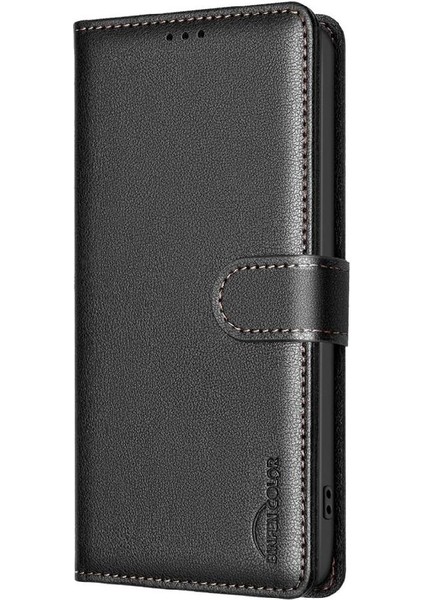 IPhone 7/8 Için Flip Case Manyetik Kart Tutucu Kickstand Rfıd Engelleme Pu (Yurt Dışından)