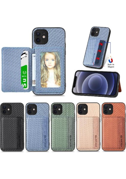 IPhone 12 Için Kılıf Rfıd Engelleme Manyetik Kart Tutucu Standı Fonksiyonu (Yurt Dışından) fiyatları