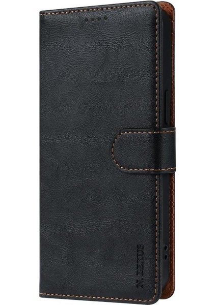 IPhone 12 Için Flip Case Pro Max Manyetik Kapatma Kart Yuvaları Yan Cep (Yurt Dışından)