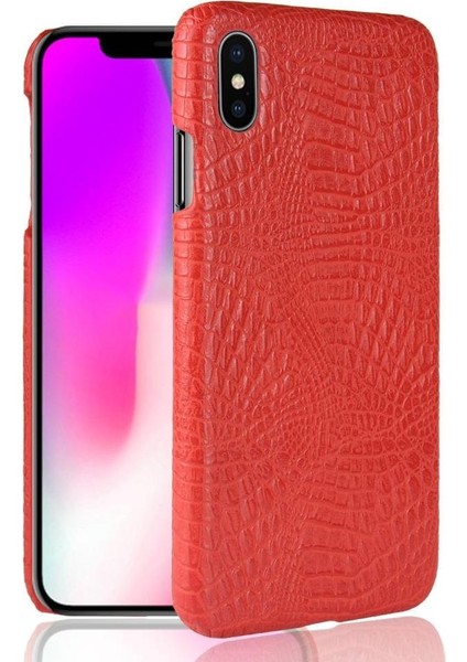 IPhone Xs Max Klasik Timsah Moda Anti Için Şık Klasik Durumda (Yurt Dışından)