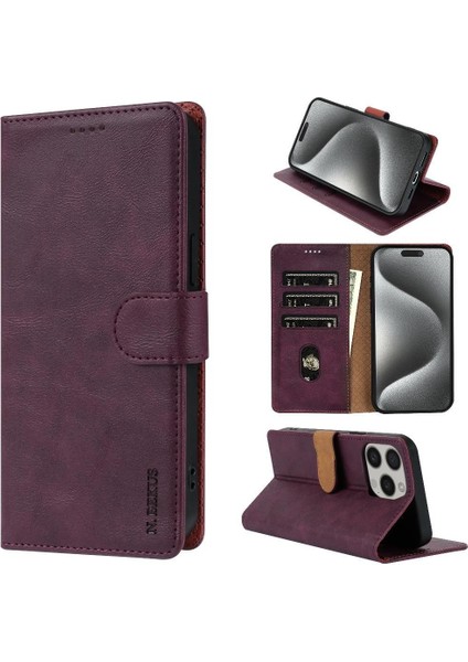 IPhone 16 Için Flip Case Pro Max Çift Katmanlı Koruma Anti Kayma Manyetik (Yurt Dışından)