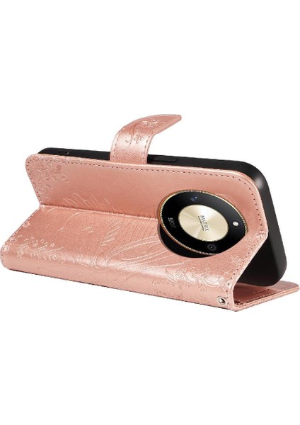 Kredi Kartı Yuvası Yüksek Kaliteli Deri El ile Onur X50 Için Flip Case (Yurt Dışından)