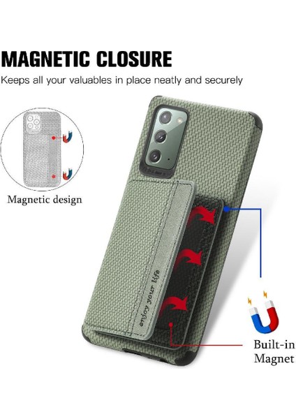 Samsung Galaxy Not 20 Için Kılıf Standı Fonksiyonu Komple Kamera Güvenlik Kartı (Yurt Dışından) modelleri