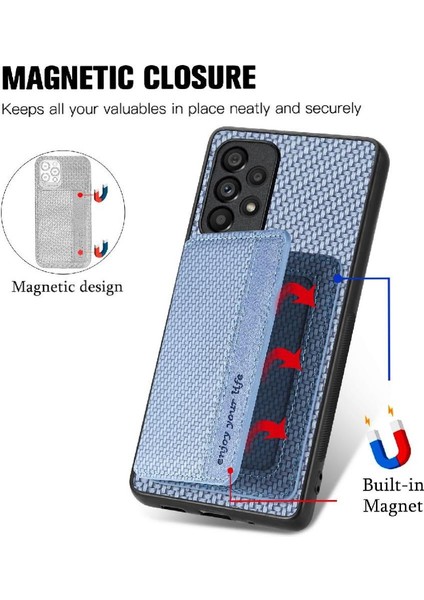 Samsung Galaxy Case 5g Rfıd Engelleme Manyetik Kart Tutucu Komple (Yurt Dışından)