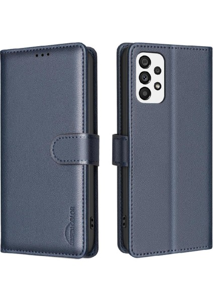 YH Mall Samsung Galaxy M23 5g Rfıd Engelleme Kart Tutucu Kickstand Pu Için Flip Case (Yurt Dışından)