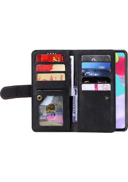 Samsung Galaxy A73 5g Için Flip Case Kordon Cüzdan Kickstand Pu Deri 9 (Yurt Dışından) indirimleri