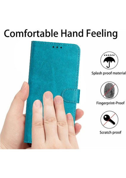 YH Mall Samsung Galaxy A15 Için Flip Case 4g/5g Saf Renk Kickstand Pu Deri (Yurt Dışından)