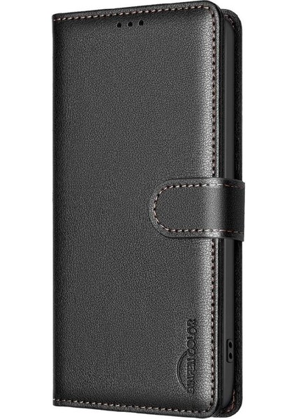 Oppo Oppo 11F 5g Rfıd Engelleme Kart Tutucu Kickstand Pu Için Flip Case (Yurt Dışından)