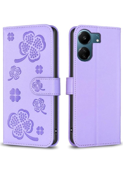Xiaomi Poco C65 Kart Yuvaları Tutucu Kickstand Pu Deri Için Flip Case (Yurt Dışından)
