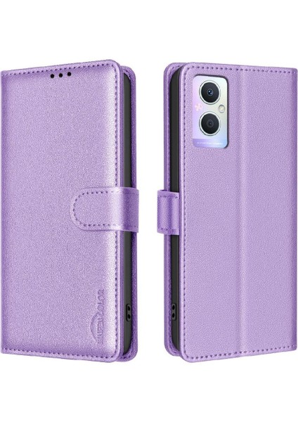 Oppo Oppo 7z 5g Kart Tutucu Kickstand Manyetik Pu Deri Için Flip Case (Yurt Dışından)