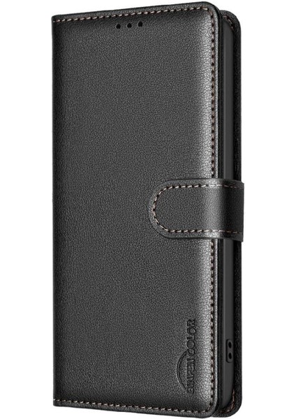 Tecno Spark 20 Pro Manyetik Kart Tutucu Kickstand Cüzdan Pu Için Flip Case (Yurt Dışından)