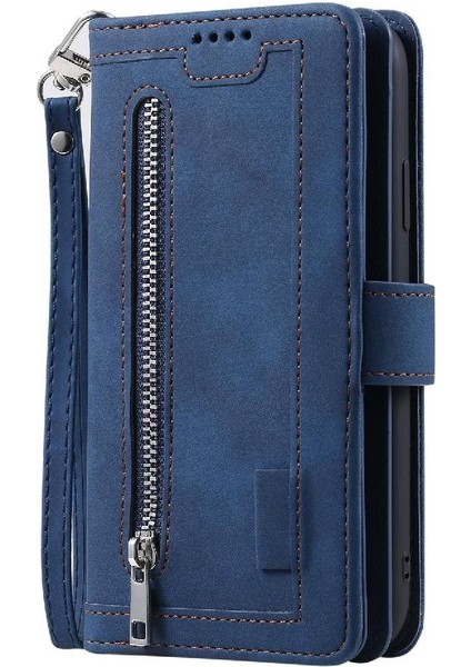 Samsung Galaxy A73 5g Için Flip Case Kordon Cüzdan Kickstand Pu Deri 9 (Yurt Dışından) modelleri