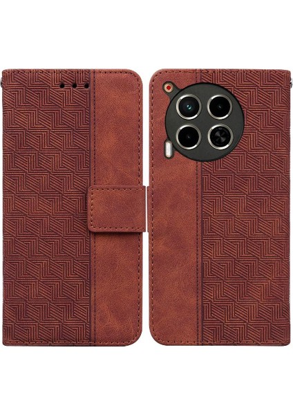 Tecno Camon Için Flip Case 30 4g/5g Flip Folio Kickstand Özelliği Cüzdan Pu (Yurt Dışından)