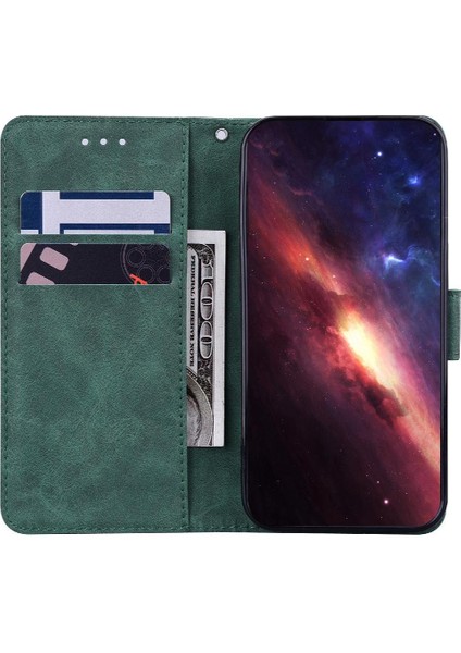 YH Mall Onur Için Flip Case 200 Pro 5g Flip Folio Cüzdan Kapak Geometrik Kabartmalı (Yurt Dışından)