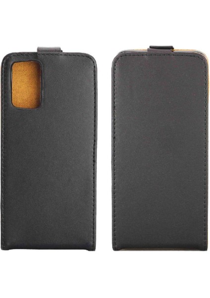 Samsung Galaxy Vertical 5g Tpu Deri Iş Tarzı Için Dikey Flip Case (Yurt Dışından)