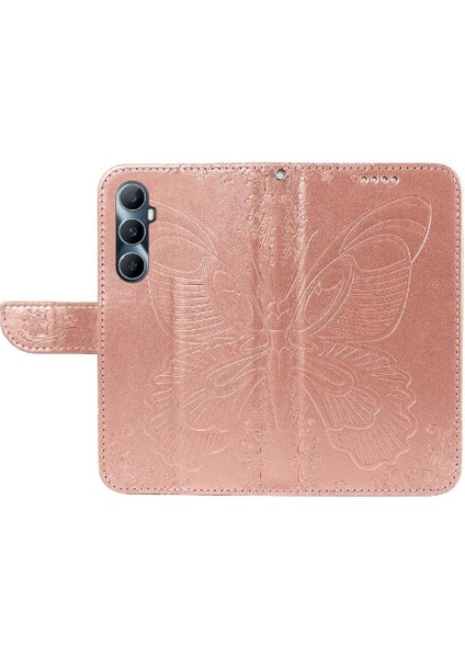 Kredi Kartı Yuvası Yüksek Kaliteli Deri ile Realme C65 4g Için Flip Case (Yurt Dışından) fırsatları