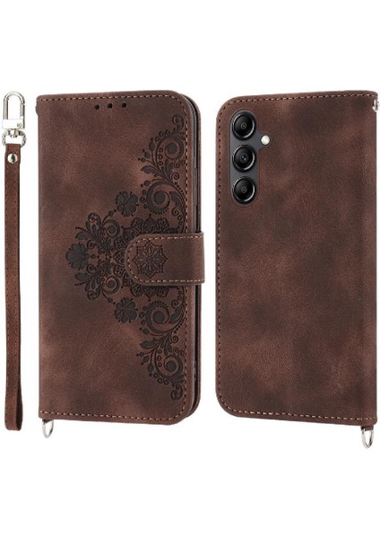 Samsung Galaxy A34 Çoklu Kredi Kartı Yuvaları Için Flip Case Darbeye (Yurt Dışından)