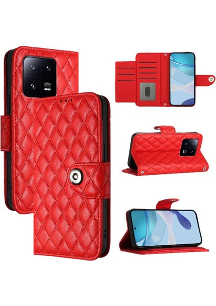 Xiaomi 13 5g Bilek Şerit Darbeye Şık Koruyucu Cüzdan (Yurt Dışından)