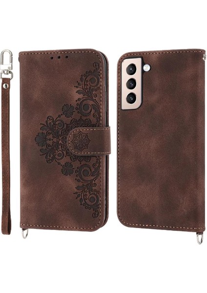 Samsung Galaxy S21 Darbeye Çoklu Kredi Kartı Yuvaları Için Flip Case (Yurt Dışından)