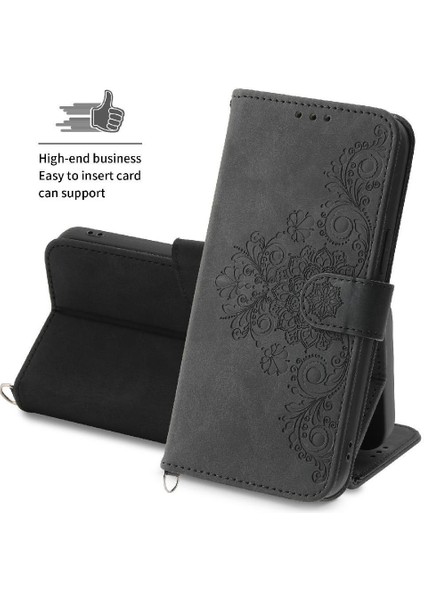 Samsung Galaxy A12 5g Bileklik Kabartmalı Darbeye Dayanıklı Çoklu Için Flip Case (Yurt Dışından)