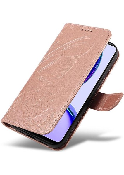 Kredi Kartı Yuvası ile Realme Not 50 5g Yüksek Kaliteli Deri Için Flip Case (Yurt Dışından)