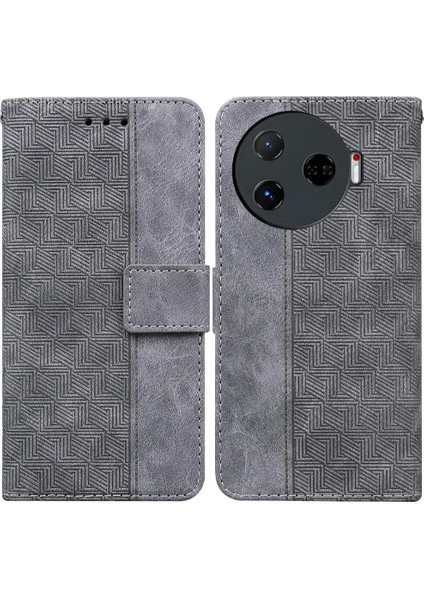 Tecno Camon 30 Pro Kickstand Özelliği Için Flip Case Folio Cüzdan Kapak Çevirin (Yurt Dışından)