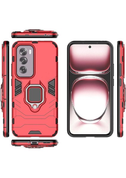 Oppo Oppo 12 Pro 5g Için Kılıf Kickstand Askeri Damla Koruma Darbeye (Yurt Dışından)
