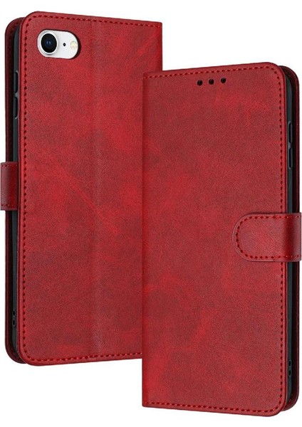 Toka Kickstand ile IPhone Se 2020/2022 Saf Renk Için Flip Case (Yurt Dışından)