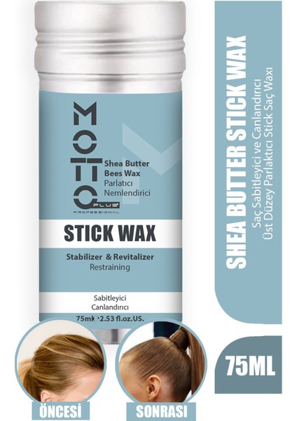 Canlandırıcı ve Saç Sabitleyici Stick Wax 75ML