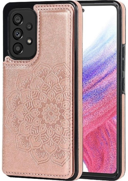 Samsung Galaxy Için Kart Tutucu Kılıf ile Cüzdan A53 5g Kabartmalı Mandala Pu (Yurt Dışından) indirimleri