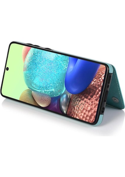 Samsung Galaxy A71 4g Flip Darbeye Pu Için Kart Tutucu Kılıf ile Cüzdan (Yurt Dışından) modelleri