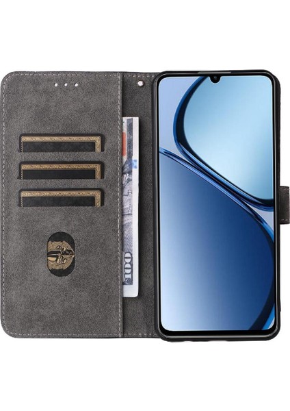 Realme C63 4g Kart Yuvaları Için Kılıf Kapak Rfıd Engelleme Manyetik Kapatma Pu (Yurt Dışından) indirimleri