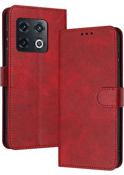 Toka Saf ile Kart Yuvası ile Oneplus 10 Pro 5g Kickstand Için Flip Case (Yurt Dışından)