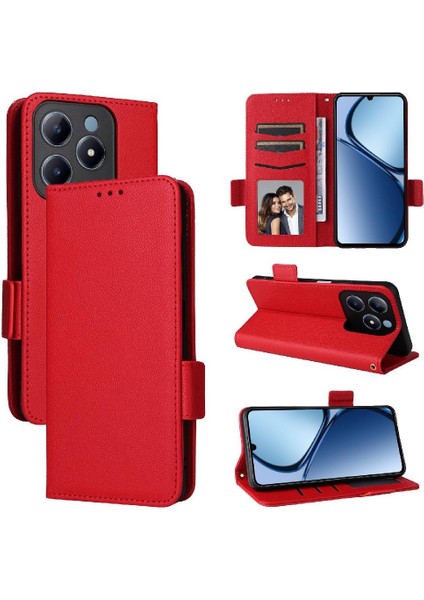 Realme C63 4g Için Flip Case Pu Deri Cüzdan Manyetik Yan Toka Kartı (Yurt Dışından) fiyatları